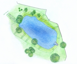 Panský rybník mapa