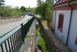 Opravené koryto Mariánsko-Lázeňského potoka (2022)