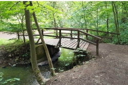 Stávající Mostek přes Litovicko-Šárecký potok