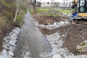 Oprava koryta Kunratického potoka